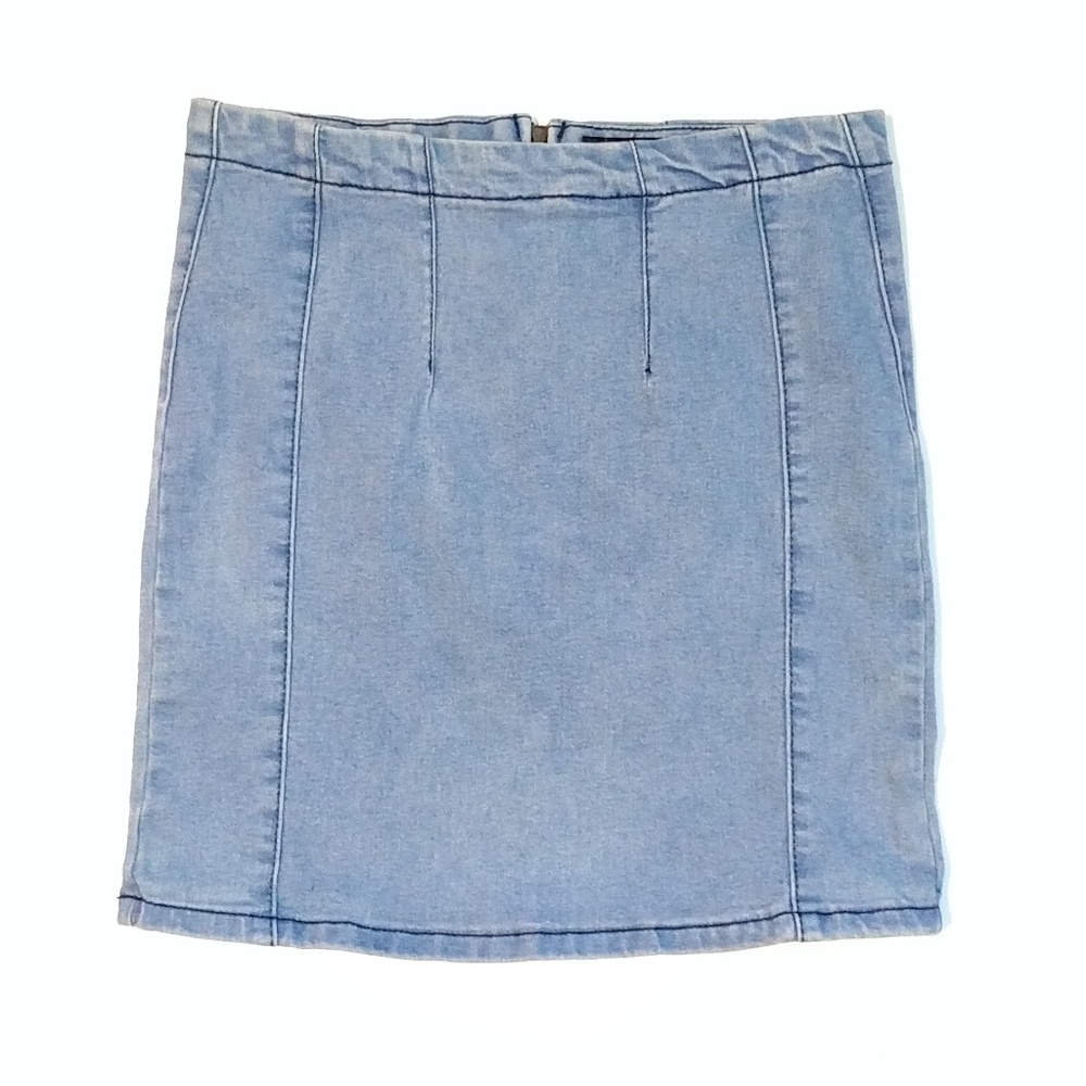 Brandy Melville Chambray Mini Skirt Size M